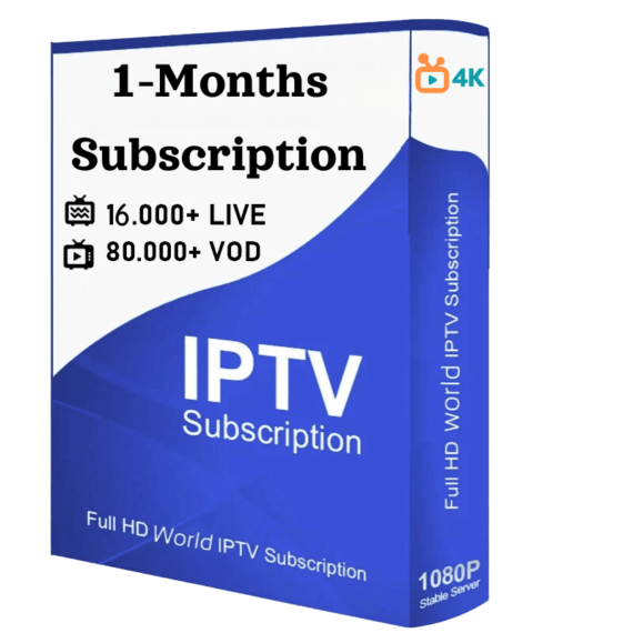 1-MONTH PLAN Subscription - 4K IPTV Player