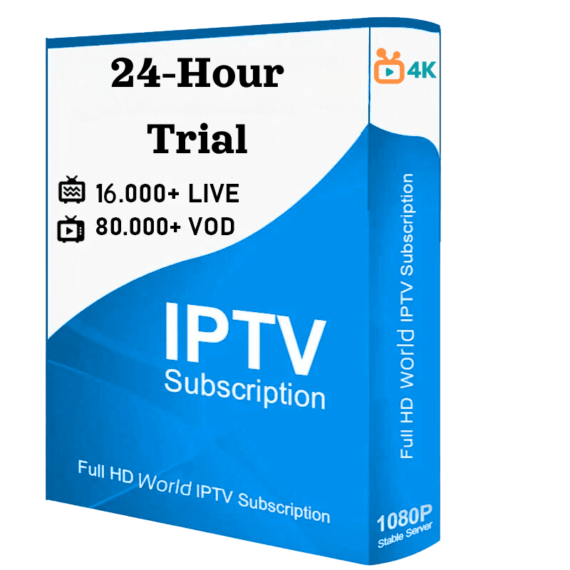 24-Hour Trial: Experience Unlimited Entertainment with 4K IPTV Player